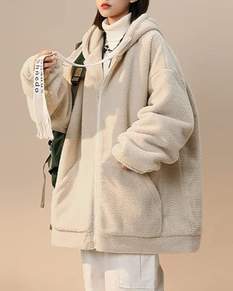 Warme Fleecejacke mit Reißverschluss – Sophie