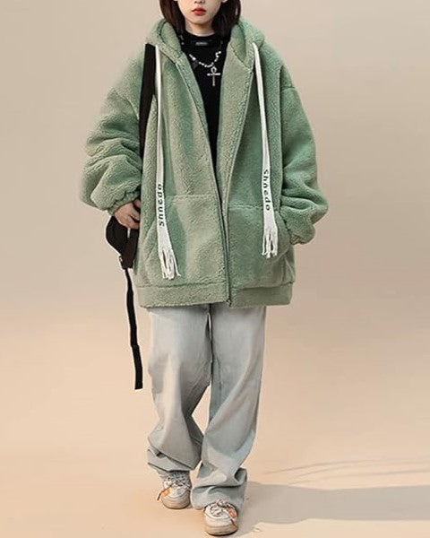 Warme Fleecejacke mit Reißverschluss – Sophie