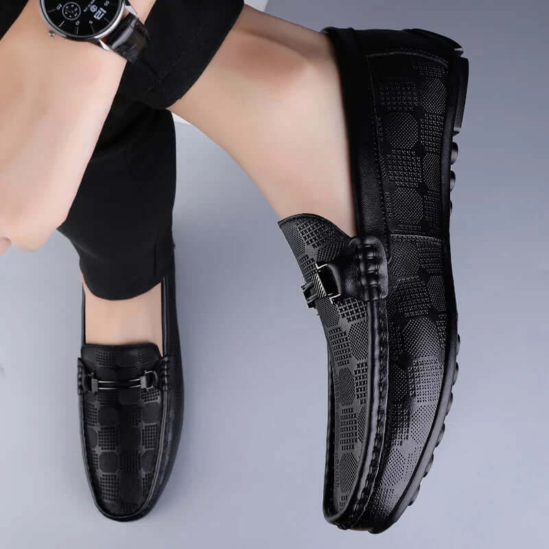 Italienischer Lederloafer für Herren