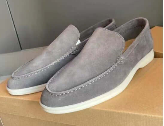Herren Wildleder Slipper - Elegante & Bequeme Loafer