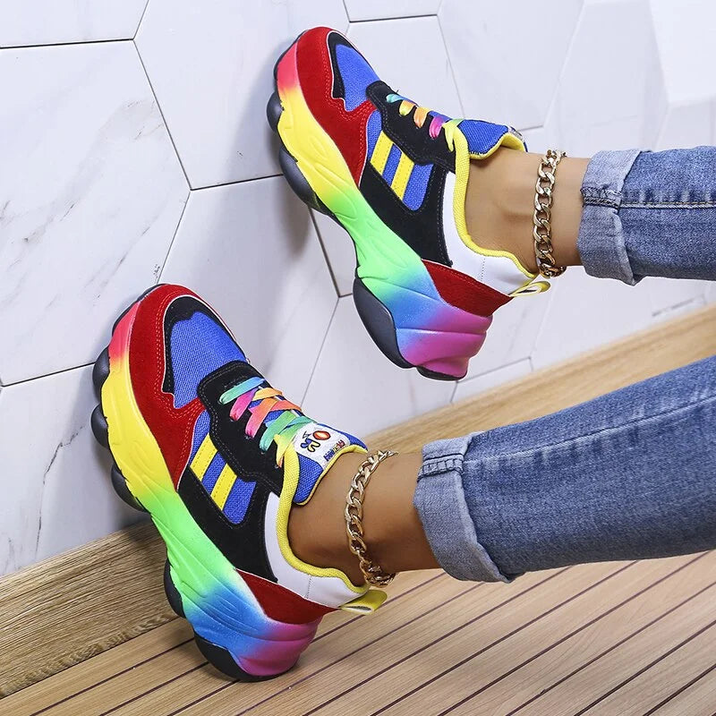 Bunte bequeme orthopädische Turnschuhe
