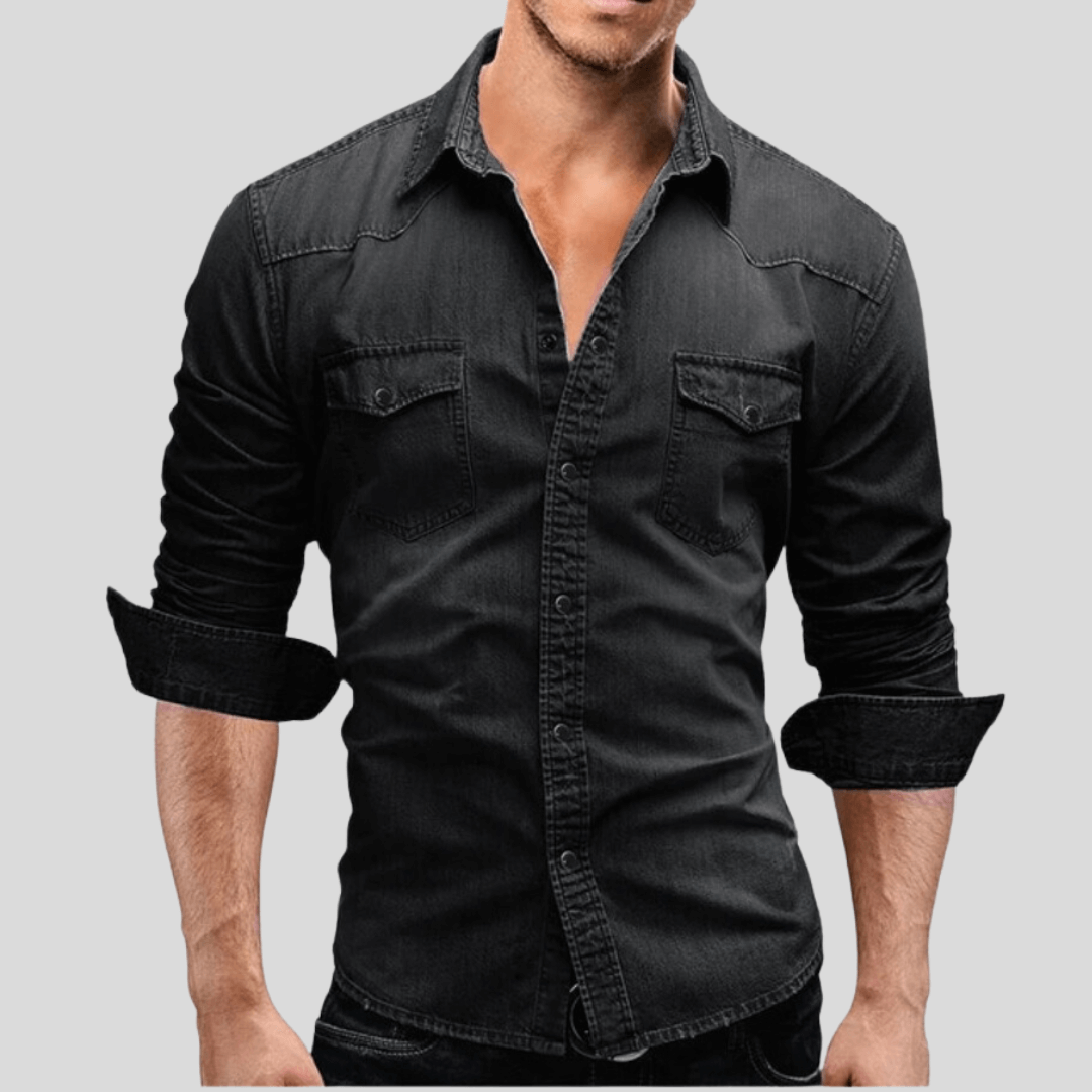 Modernes Denim-Hemd für Herren