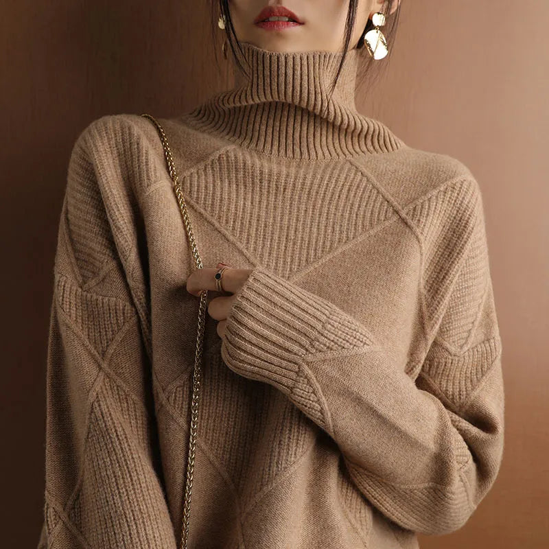 Mara™ - Bequemer weicher Rollkragenpullover
