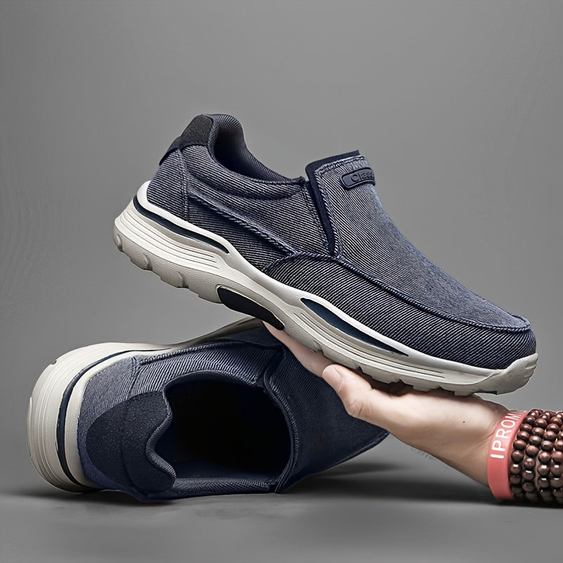 Hellgraue Canvas Loafers - Finn