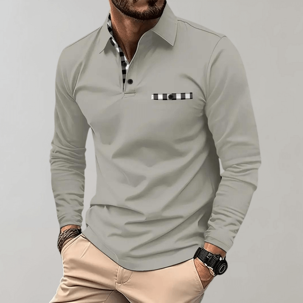 Herren Langarm-T-Shirt - Vielseitig & Modern