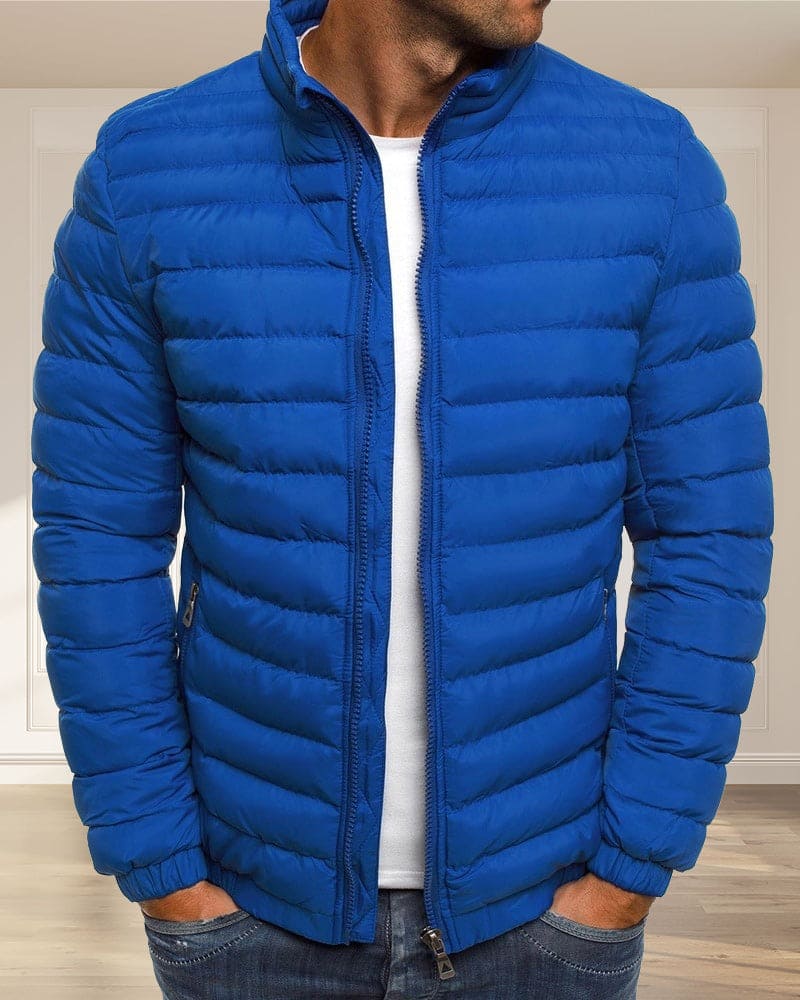 Oskar - Einfarbige Jacke mit Reissverschluss