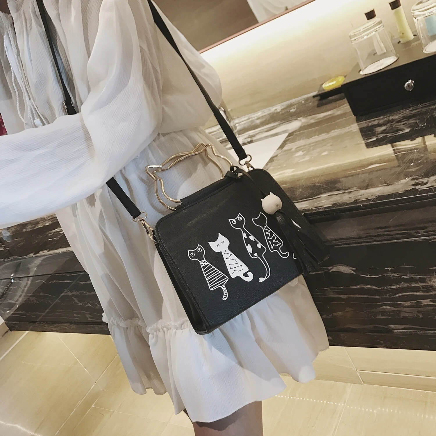 Isabella™ - Purr-sonality Katzenhandtasche