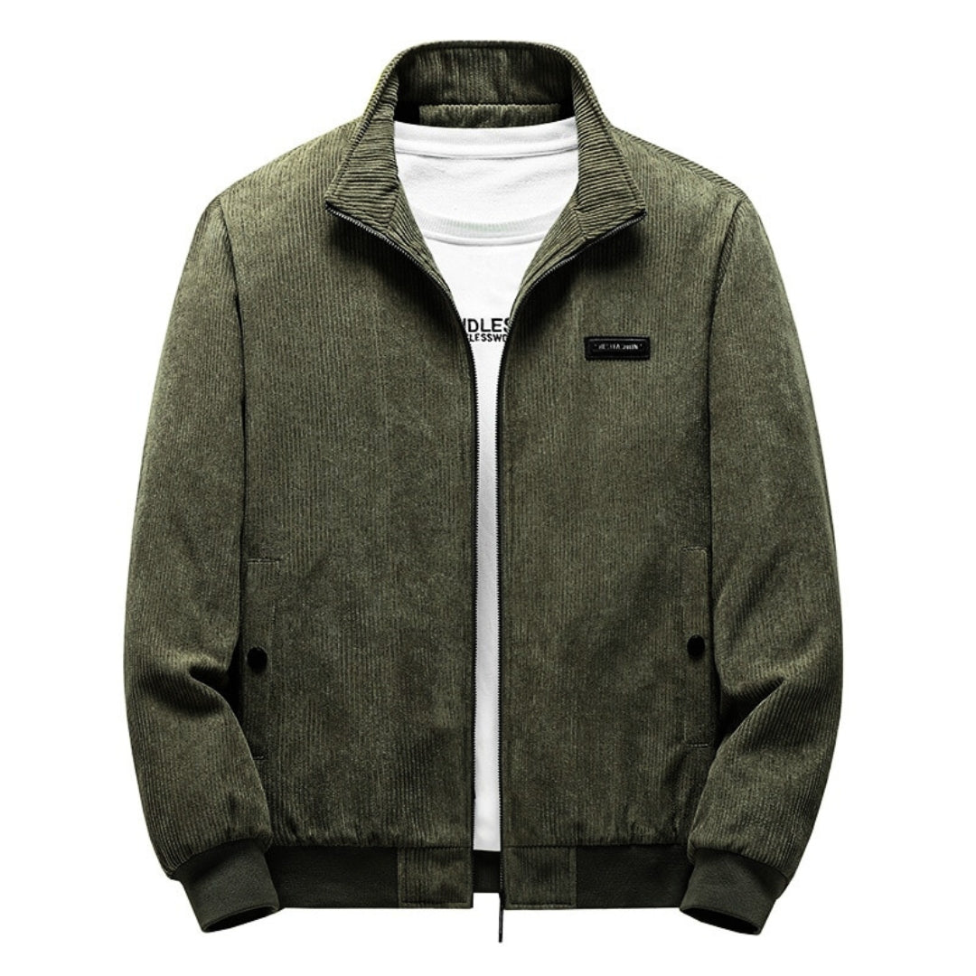 Retro-Sherpa-Cordjacke für Männer