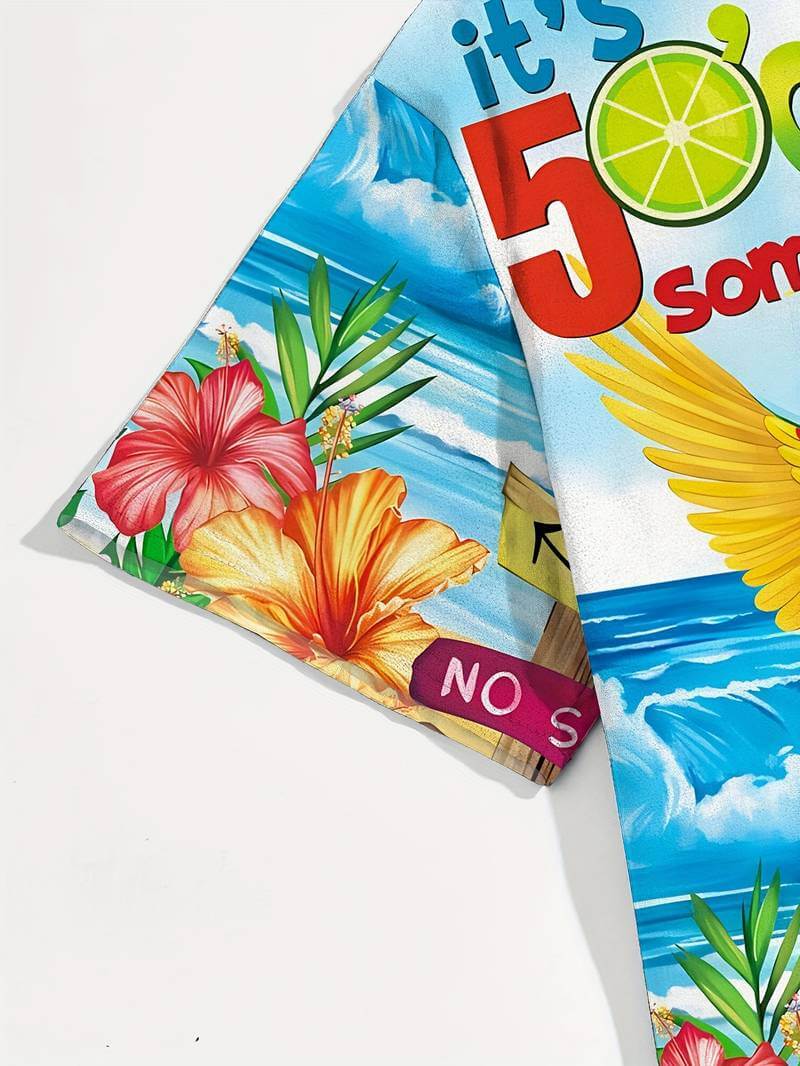 Hawaii-Hemd Herren - Exotischer Druck