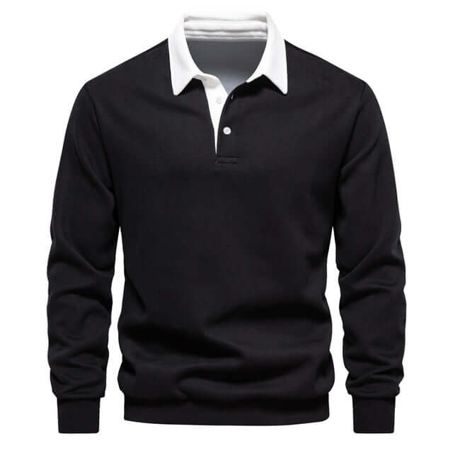 Herren-Polo-Pullover - Winter-Poloshirt