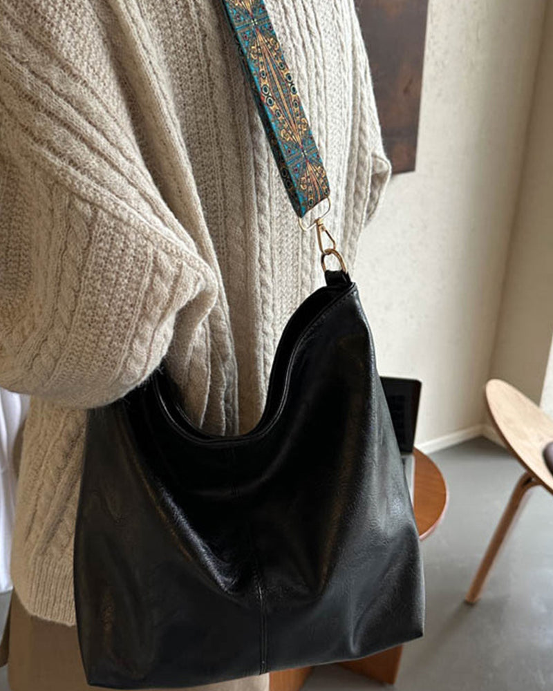 Mia - Beuteltasche mit großem Fassungsvermögen und Vintage-Schultergurt