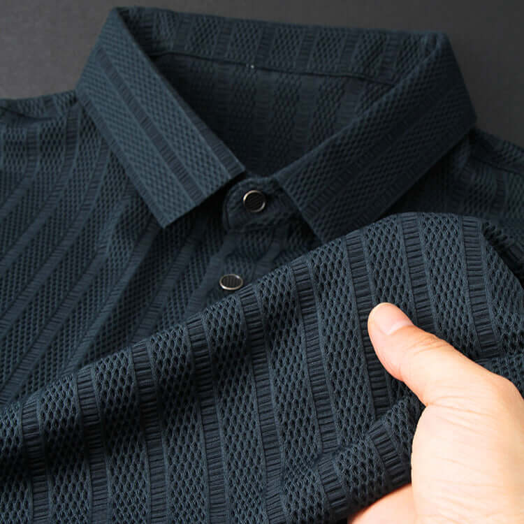 Herren Poloshirt aus Eisseide