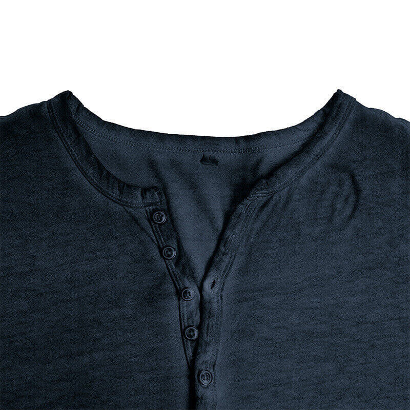 Langarm Henley-Shirt für Herren