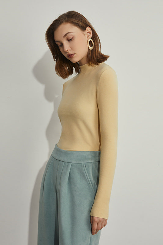 Slim Fit Rollkragen-Sweatshirt