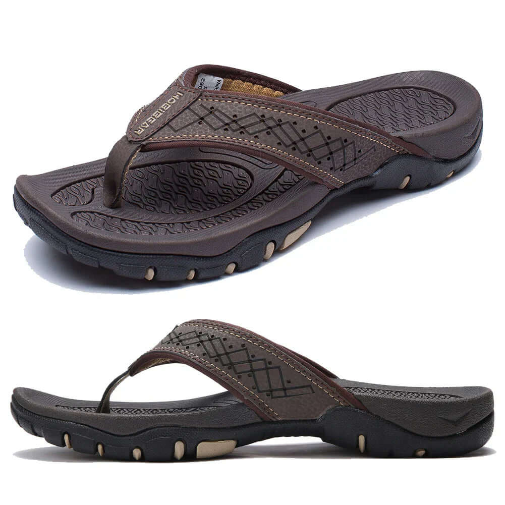 Ergonomische Herren Slipper - bequem und stützend