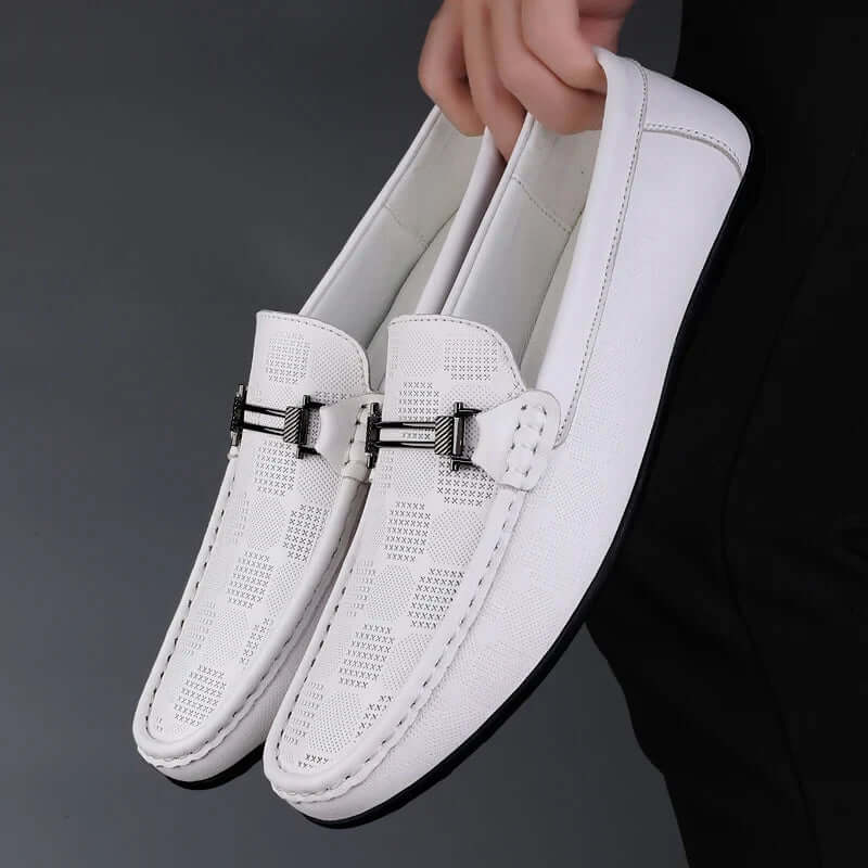 Italienischer Lederloafer für Herren