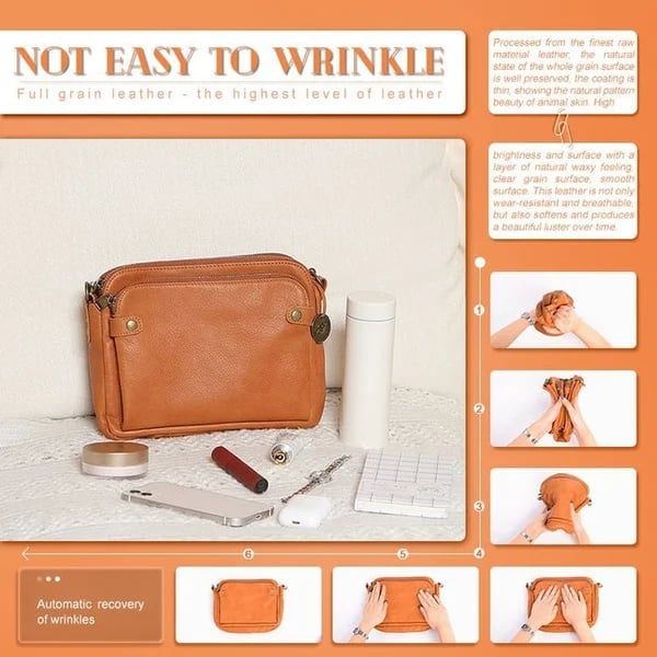 Stella™ - Handgefertigte Crossbody-Umhängetasche