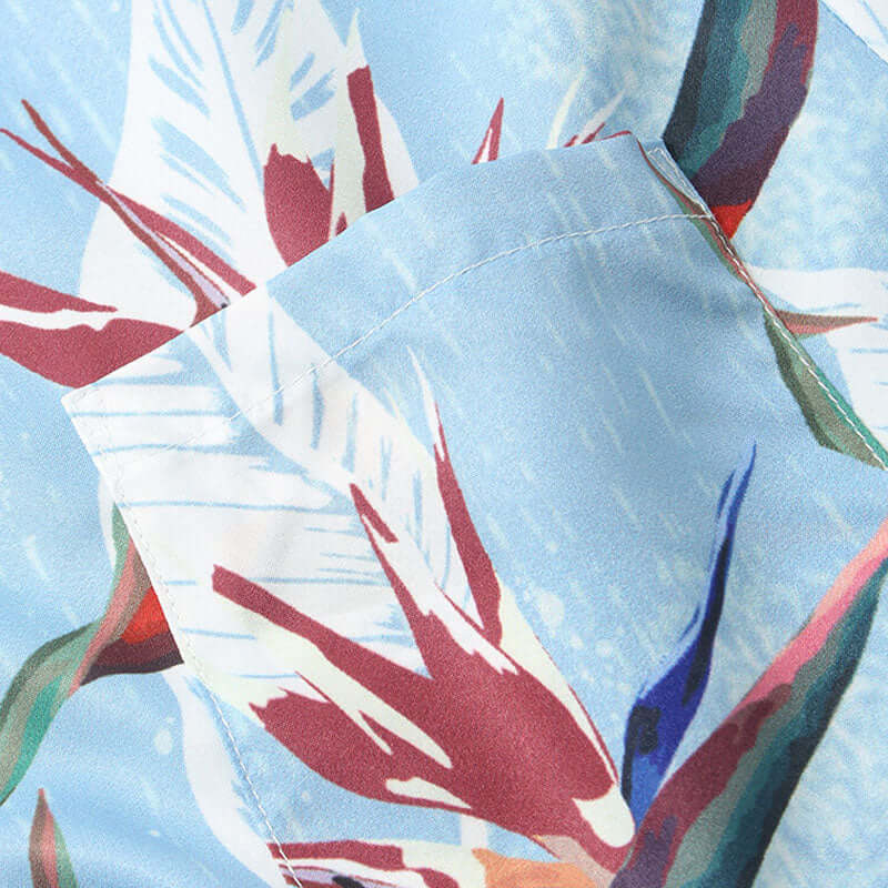 Blumen Kurzarmhemd Herren - Sommerliches Design