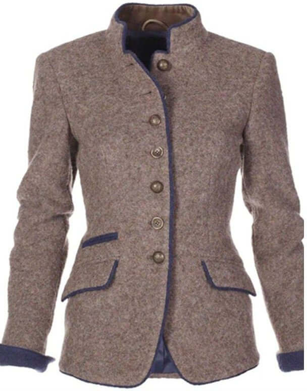 Elegante Damenjacke - Unifarben
