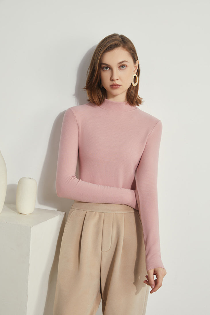 Slim Fit Rollkragen-Sweatshirt