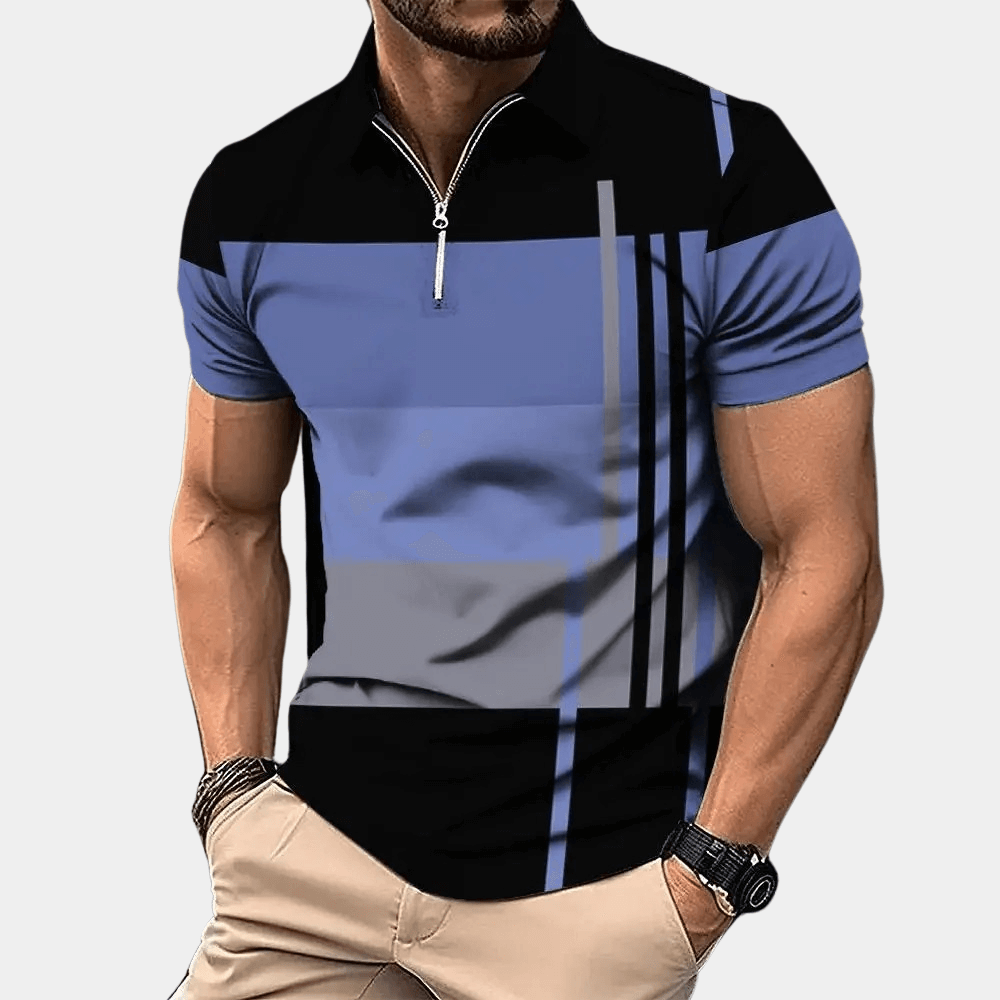 Lässiges Herren-Poloshirt aus Baumwolle