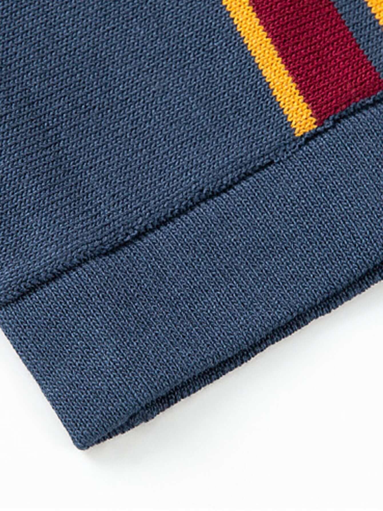 Gestreiftes Herren-Poloshirt mit Knöpfen