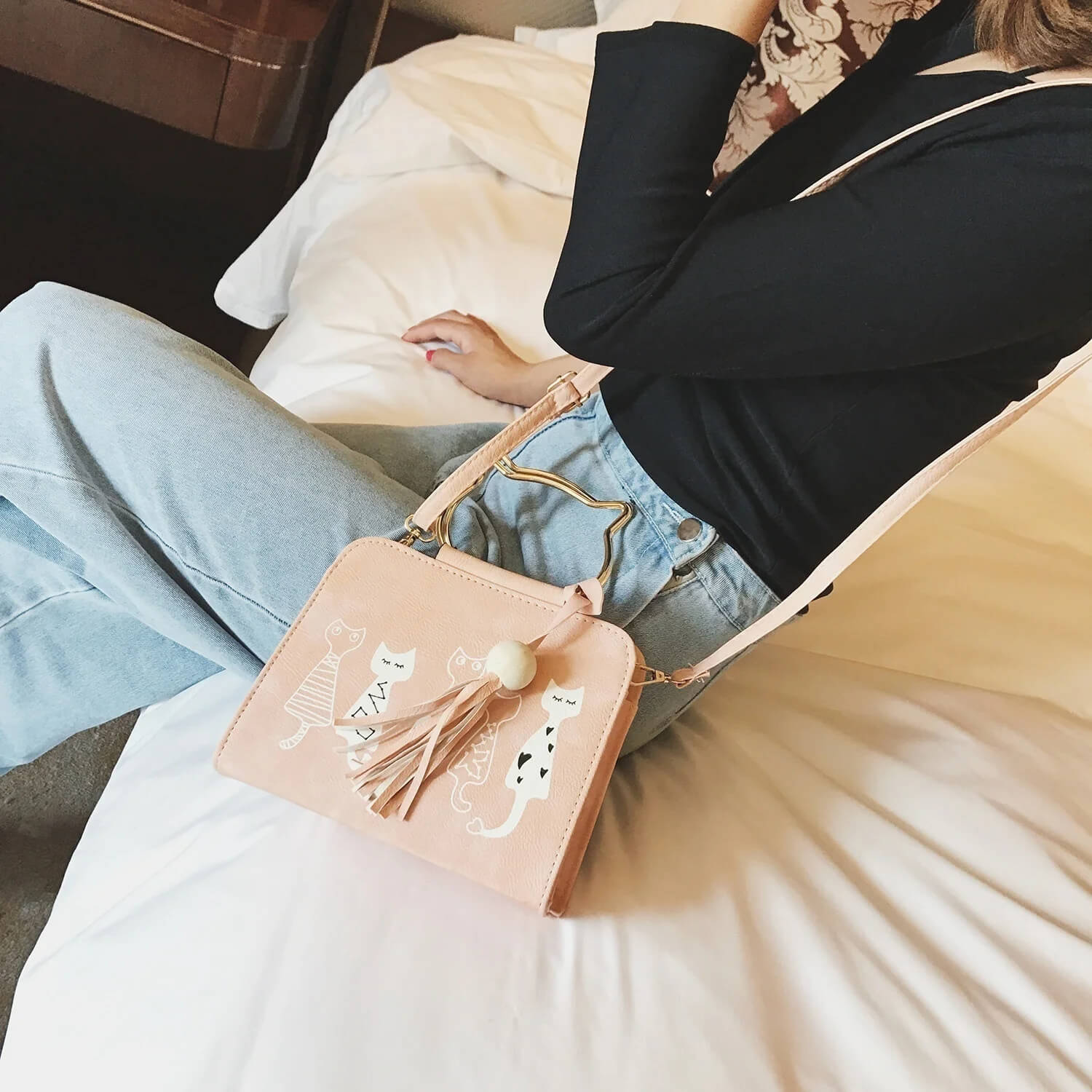 Isabella™ - Purr-sonality Katzenhandtasche