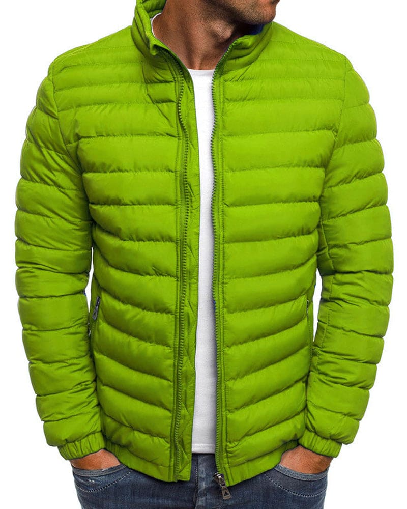 Oskar - Einfarbige Jacke mit Reissverschluss