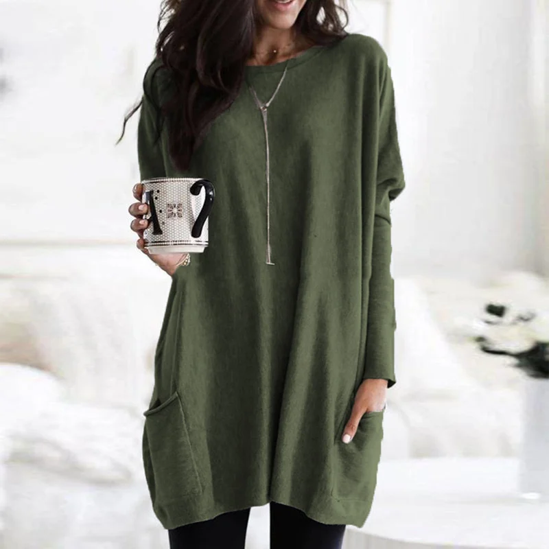 Elegante Langarm-Tunika für Damen – Sabrina