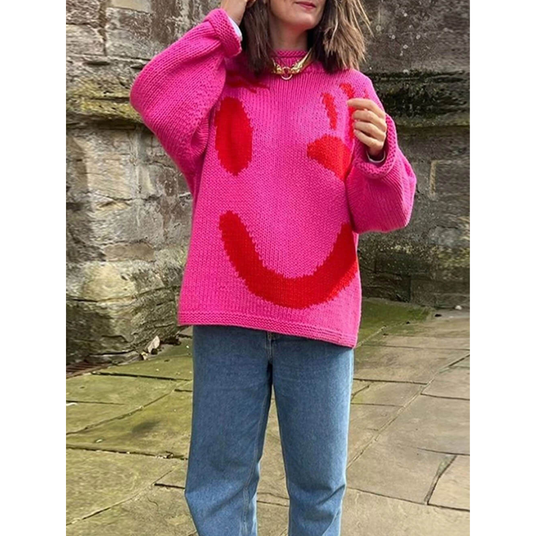 Belez | Damen Gestrickte Pullover | Überdimensionale