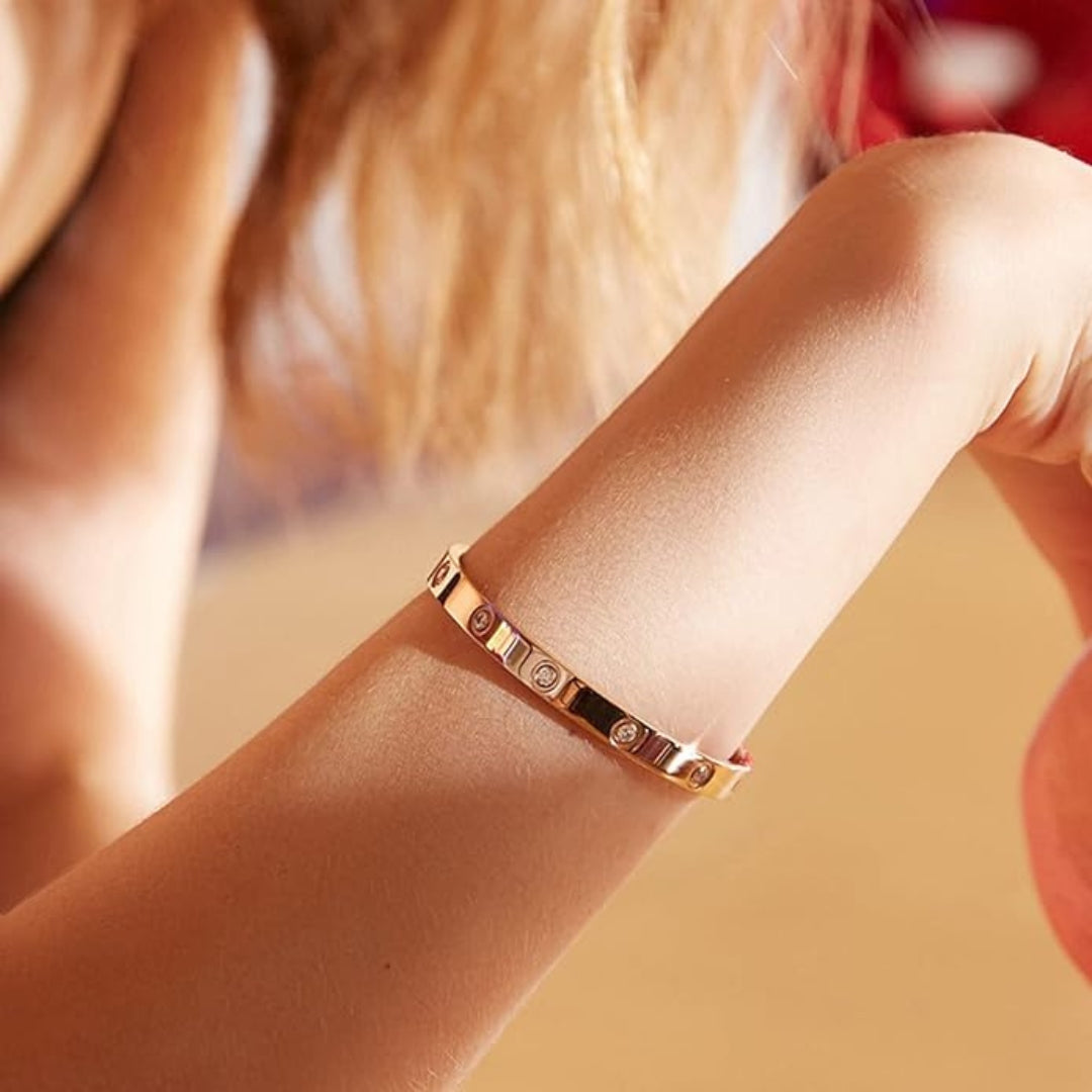 EWIGES GLIEDERARMBAND MIT ZIRKONIUMDIOXID