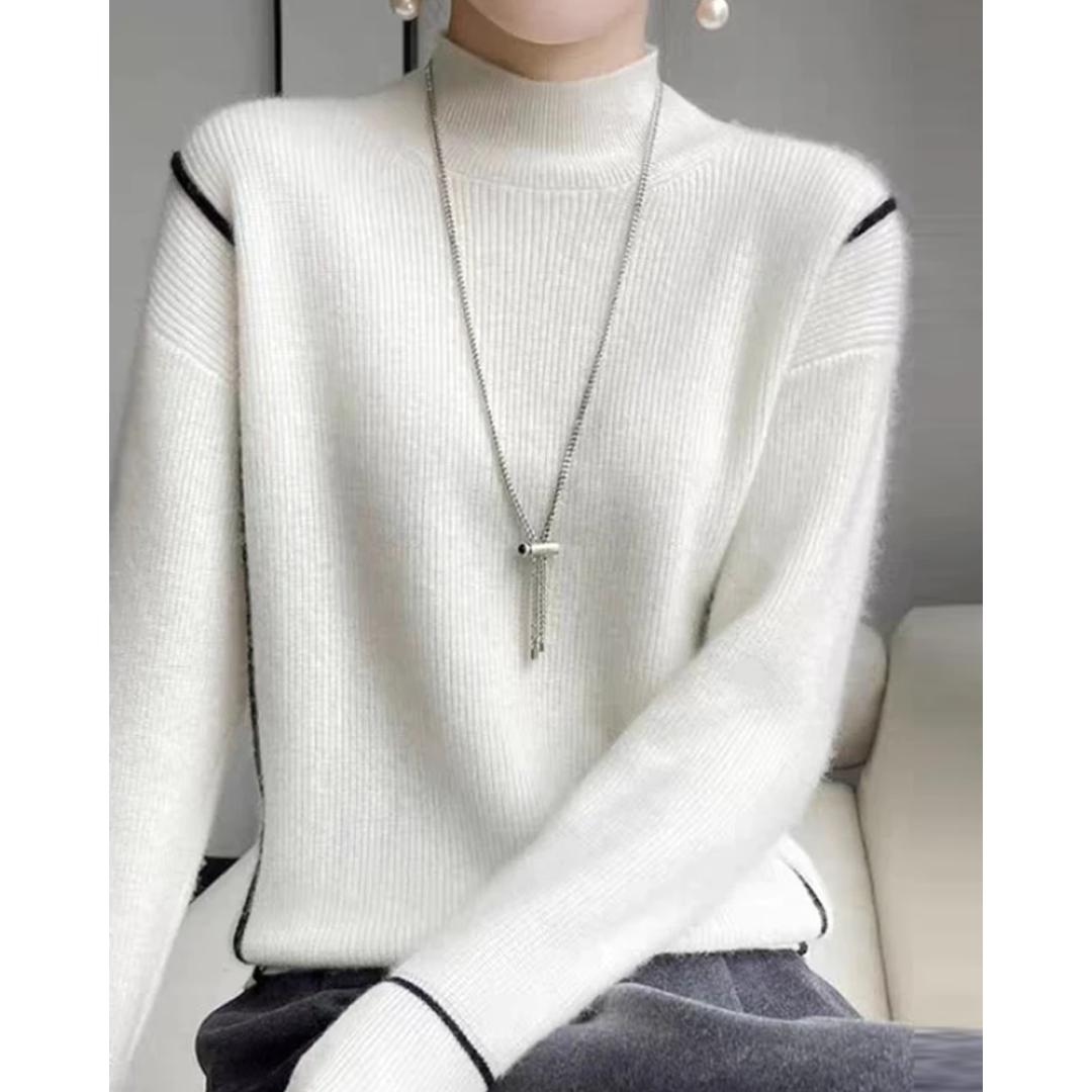 Lenani | Damen Rollkragen Pullover | Elegante