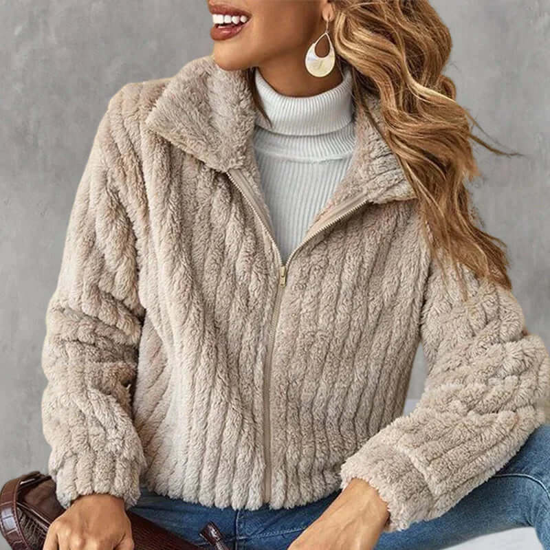 Damen Fleecejacke - Kuschelig & Stylisch