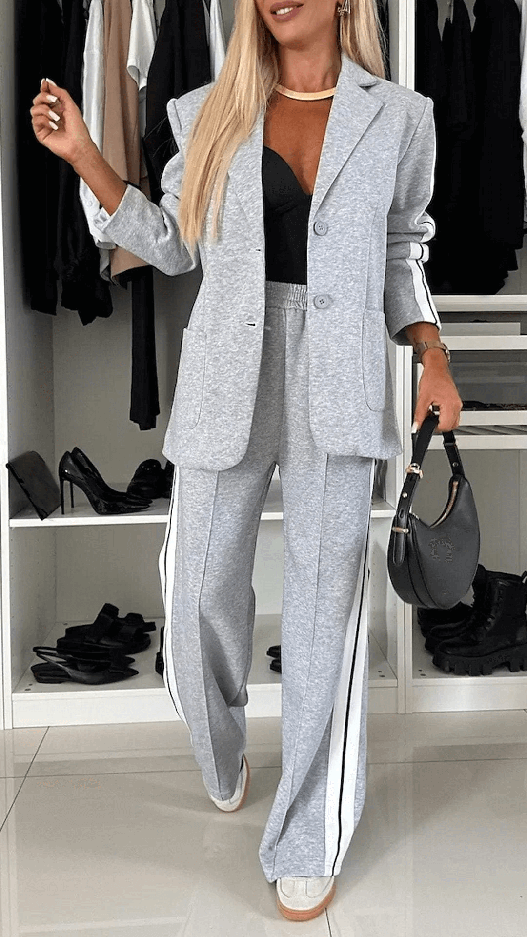Damen Baumwollblazer - Elegant & Vielseitig