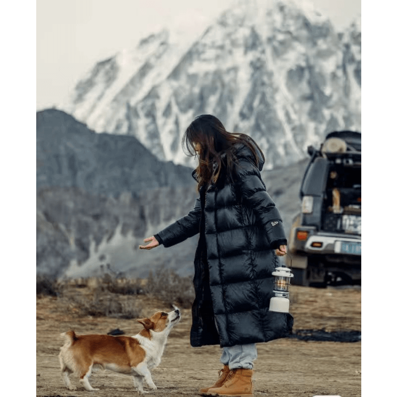 Warme - wasserdichte Daunenwinterjacke Damen