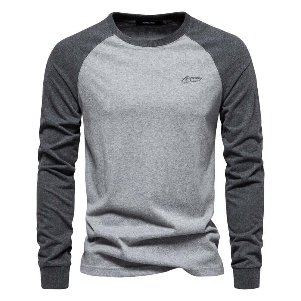 Herren Herbst Patchwork Hemd