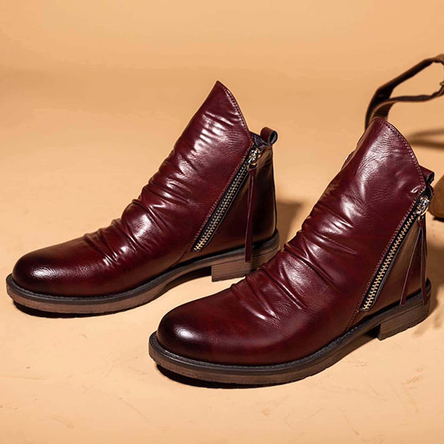 Lässige Herren Lederstiefel