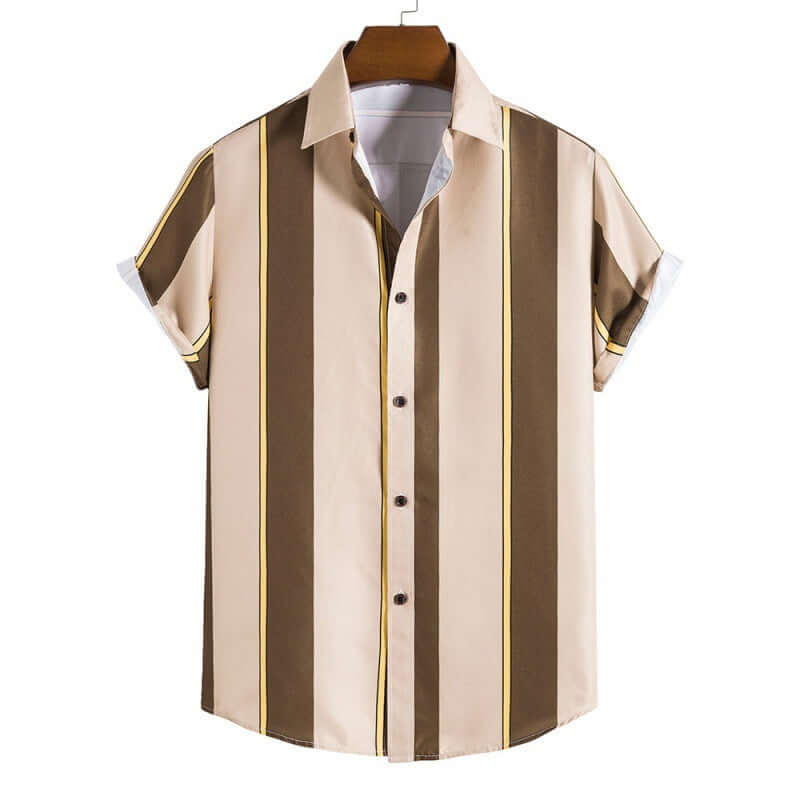 Herren Retro Freizeithemd im 50er Jahre Stil