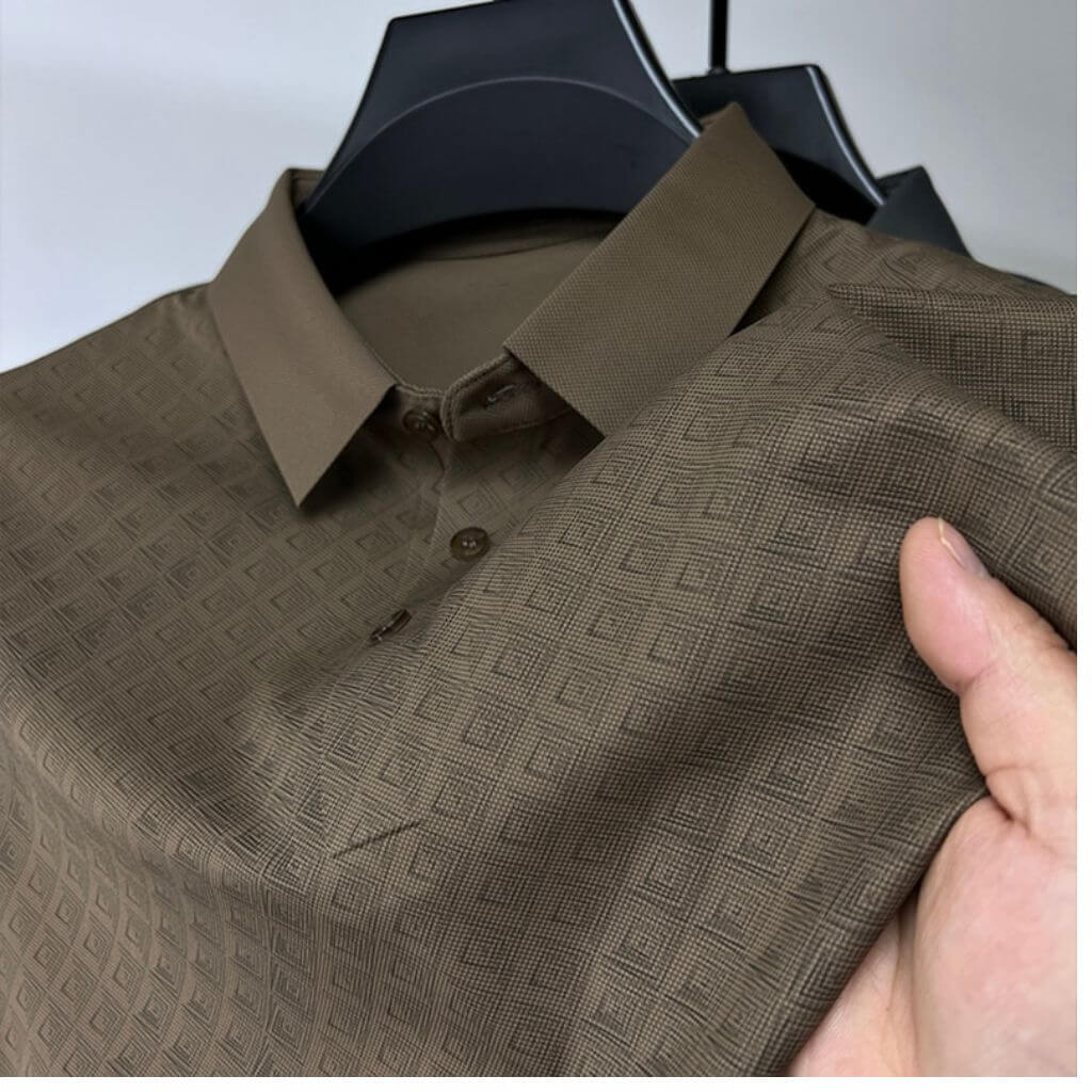 Herren-Poloshirt aus Nanosilk