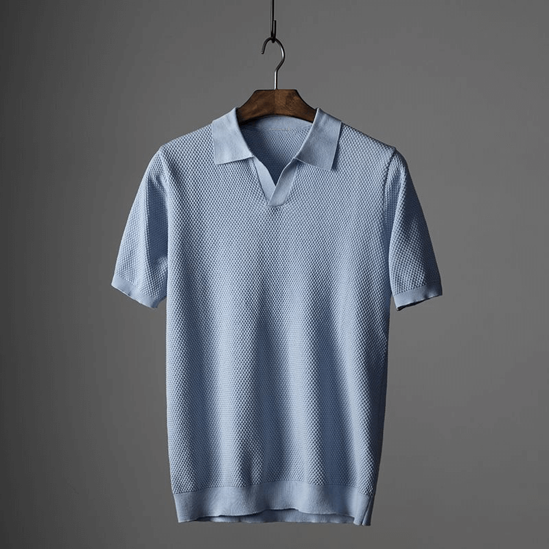 Luxuriöses Poloshirt aus Peruanischer Baumwolle