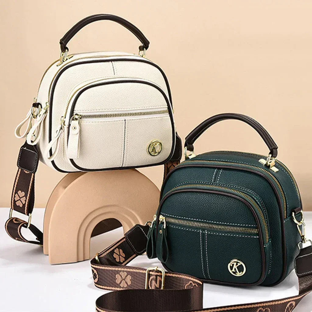 Mila™ - Multifunktionale verstellbare Tasche aus veganem Leder