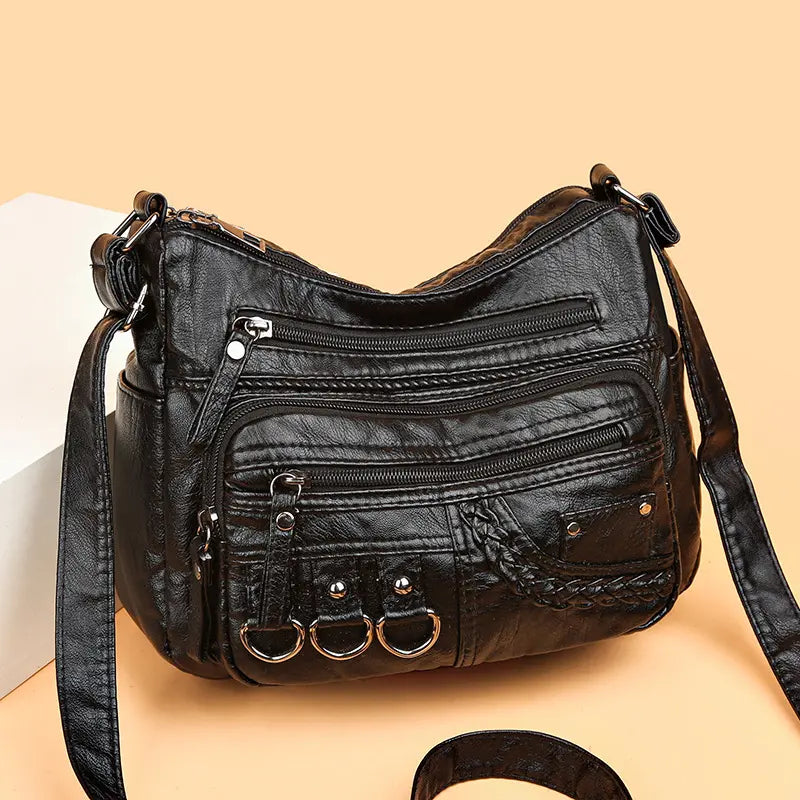 Harper™ - Stilvolle Handtaschen aus veganem Leder im Vintage-Stil