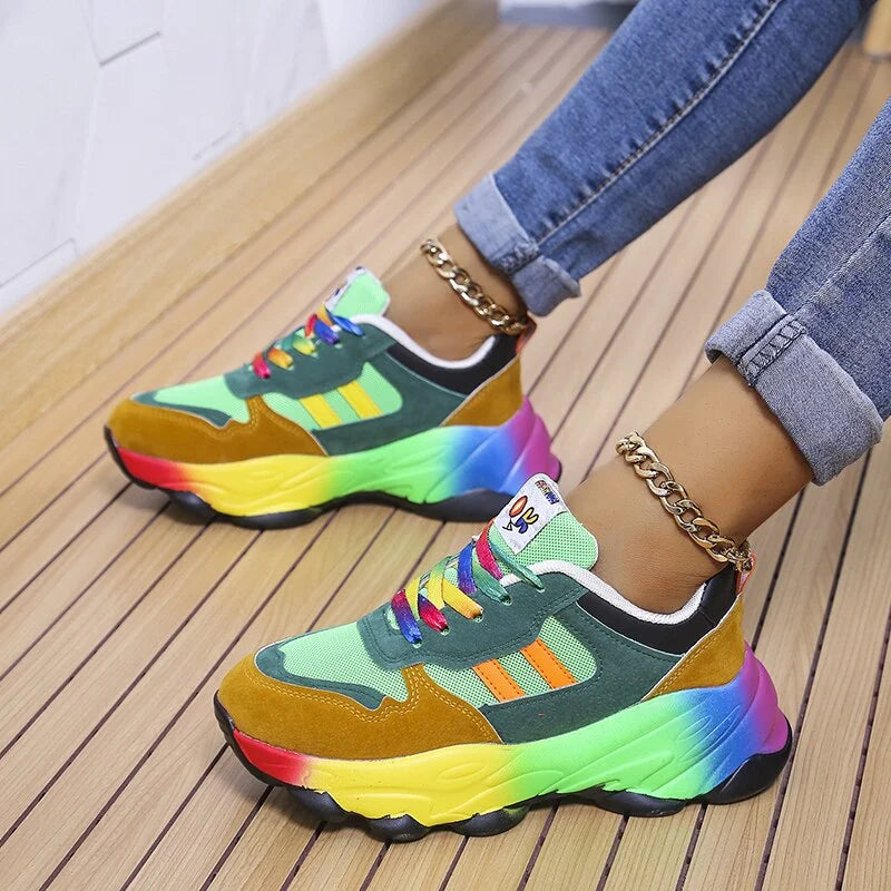 Bunte bequeme orthopädische Turnschuhe