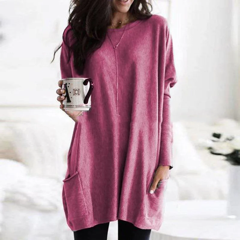 Elegante Langarm-Tunika für Damen – Sabrina
