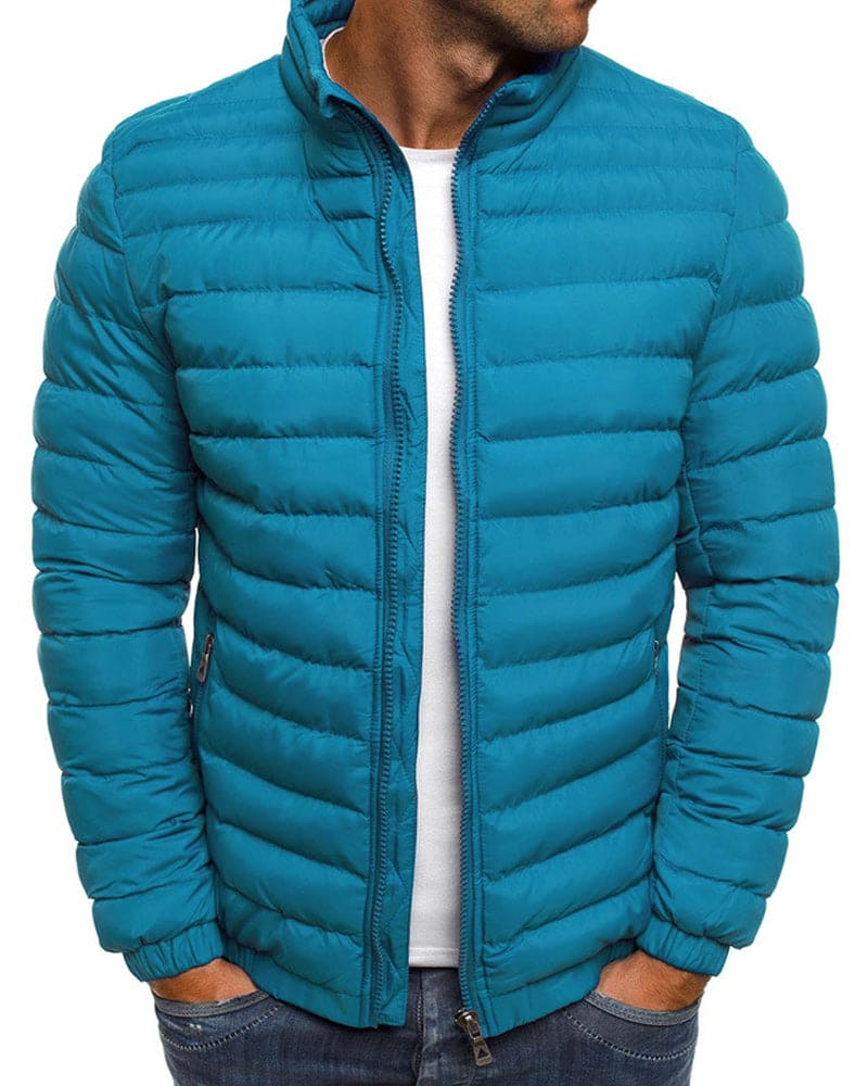 Oskar - Einfarbige Jacke mit Reissverschluss
