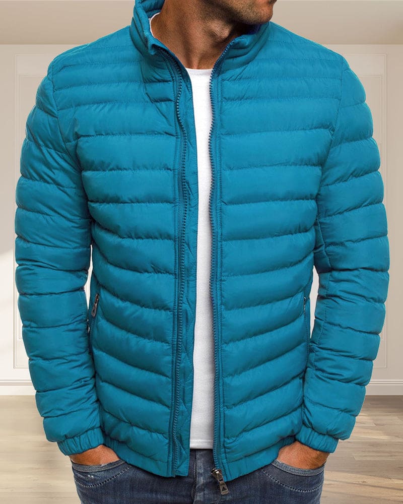 Oskar - Einfarbige Jacke mit Reissverschluss