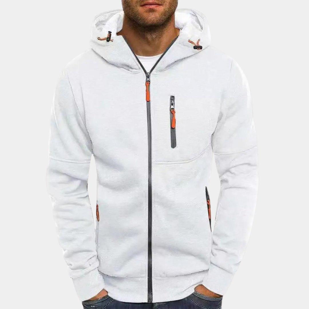 Kevin | Herren Reißverschluss Jacke | Kapuzen