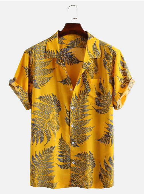 Tropisches Herren-Freizeithemd mit Print