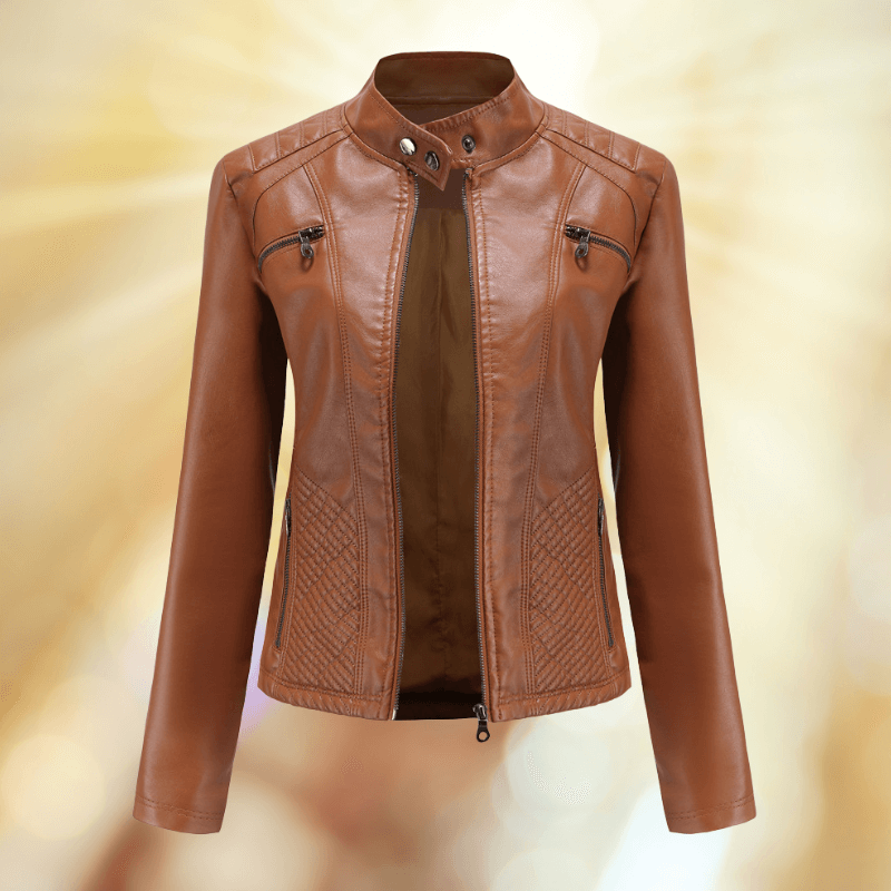 Damen Übergangsjacke aus Leder
