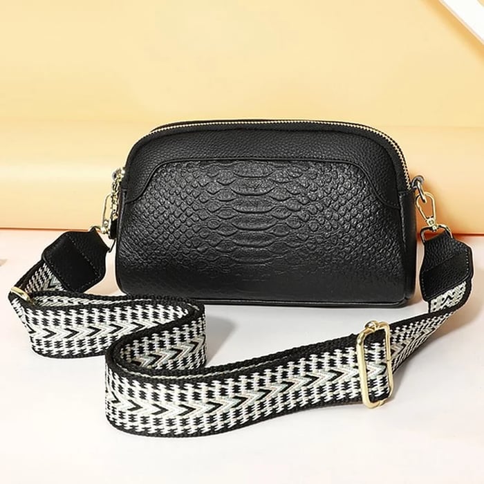 Greta™ - Umhängetasche aus Leder mit Alligatormuster